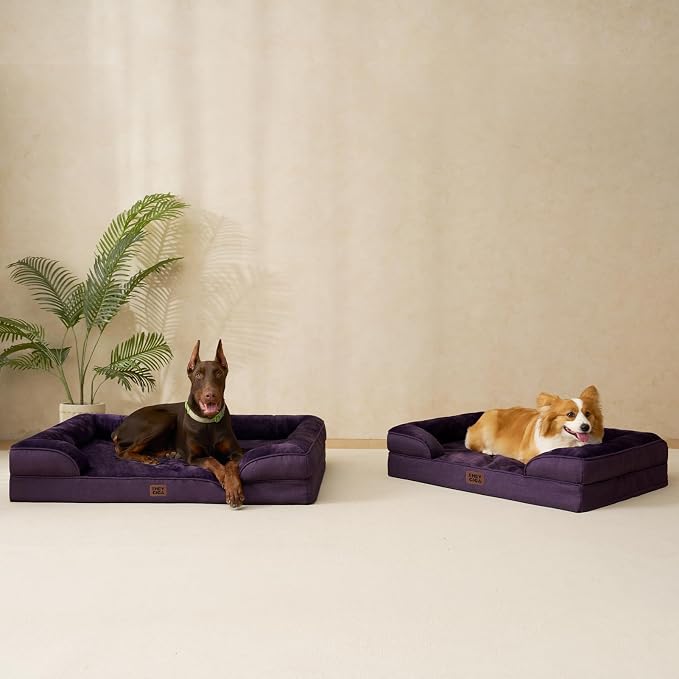 EHEYCIGA Orthopedic Dog Bed for Medium Dogs, Waterproof Memory Foam Medium Dog - Image 9