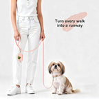 Didog Soft PU Leather Dog Collar, Stylish Quick Released Dog Collars - Image 4