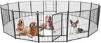 Dog Playpen, 32/40/45 Inch Height in Heavy Duty, Folding Indoor Outdoor by BestForYourPets