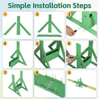 94.5" Adjustable Dog Agility Seesaw 4-Level Height Training Teeter - Image 4