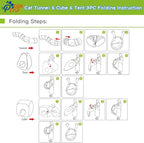 Outdoor Cat Enclosures, Cat Tunnels Tents Cubes - Image 7