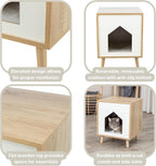 Trixie Isa Indoor Cat Condo, Modern Cat Bed Side Table & Nightstand, Cat - Image 4