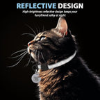 Cat Collar Breakaway with QR Code Name Tag, Reflective Kitten Collars with Bell - Image 6