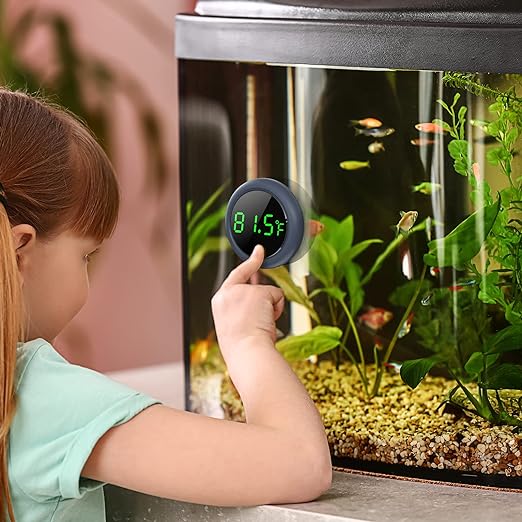 PAIZOO Fish Tank Digital Thermometer Accurate LED Display to ±0.9°F Tank - Image 2