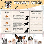 Rezutan Dog Blankets for 3 Pack Medium Blanket Cat Soft Fuzzy Blankets Washable - Image 4