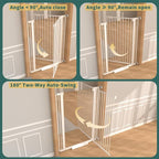 40.55" Tall, 61.61-69.48 Inch Wide, 1.37" Ultra Narrow Spacing Dog Pet Baby - Image 9