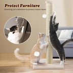 36 Inch Tall Cat Scratching Post – Sisal Cat Scratcher - Image 5