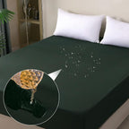 Queen Mattress Protector Waterproof, Fitted Sheet Style Breathable Mattress - Image 8