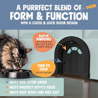 Purrfect Portal Meow Manor® Cat Door Interior Door - Image 3