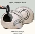 MEOWFIA Cat Cave – Premium Felt Cat Bed - Image 5