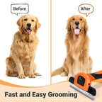 MIU COLOR Pet Grooming Brush, Deshedding Tool - Image 4