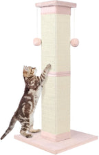 Cat Scratching Post 33 Inch Nature Sisal Cat Scratch Post by SOCATER