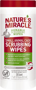 Nature’s Miracle Small Animal Cage Scrubbing Wipes 30Ct by NaturesMiracle