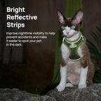 Cat Harness and Leash Set, Step-in Escape Proof Adjustable Vest Harness - Image 3