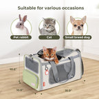 Pawaii Cat Carrier with ID Tag, TSA Airline Approved Soft Sided Collapsible Pet - Image 4