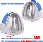Front Expandable Cat Backpack Carrier, Fit up to 20 lbs, Space Capsule - Image 3