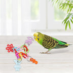 Hypeety Bird Parrot Foot Toy Chewing Swing Bite Toy Plastic Parrot Toys Bird - Image 6