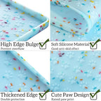 Ptlom Dog Food Mat Anti-Slip Dog Bowl Mats - Image 4