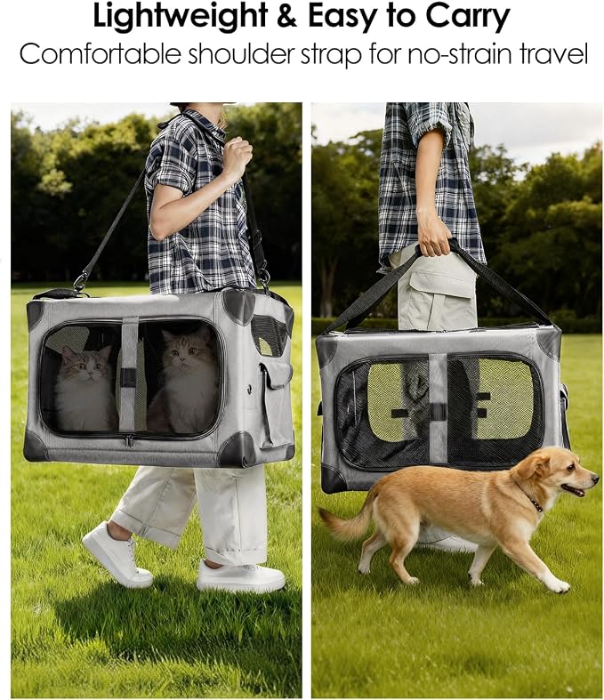 Extra Large Cat Carrier for 2 Cats, XL - Image 6