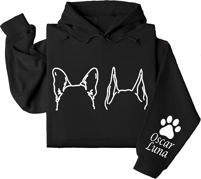 Custom Dog Mom Shirt for Women Pet Ears Sweatshirt - Image 6