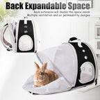 Back Expandable Backpack for Small Animals, Portable Travel Bag Breathable Pet - Image 2