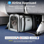 Expandable Cat Carrier, Airline Approved Soft Sided Pet Carrier - Image 3