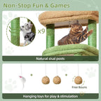 Taoqimiao 71 Inches Cat Tree for Large Cats 20lbs+, 3 Giant Perches, Widened - Image 5