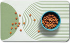 Dog Food Mats for Floors Waterproof, Cat Water Bowl Mats Pet Feeding Absorbent by Zoeeya