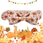 Dog Collar - Thanksgiving Turkey Dog Collar Gift Soft Bow Collar Adjustable - Image 3