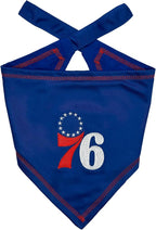 Pets First NBA Philadelphia 76ERS TIE Bandana, Size Small/Medium. Dog Bandana by PETSFIRST
