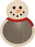 Pearhead Holiday Snowman Cat Scratch Pad, Cat Toy Scratch Pad by Pearhead