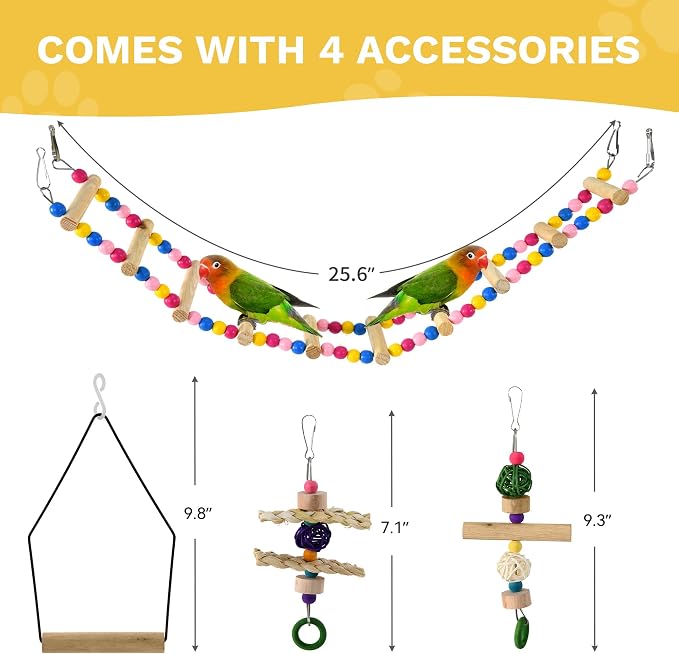 62-inch Metal Bird Cage: Spacious Bird Cage - Image 5