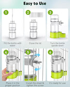 Pawfly Bird Water Dispenser, Automatic Water Feeder, Plastic Bird Cage Dispenser - Image 4