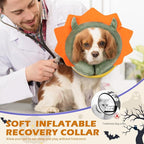 IEUUMLER Inflatable Recovery Dog Collar, Protective Donut Cone, Adjustable Soft - Image 5