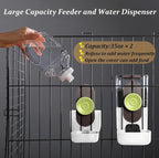 Kenond Hanging Automatic Pet Food Water Dispenser, 35oz Rabbit Feeder Guinea - Image 4