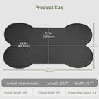 Dog Food Mat Anti-Slip Silicone Dog Bowl Mat Thicker Pet Placemat Waterproof - Image 2