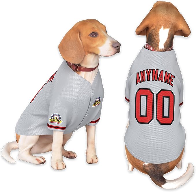Custom Dog Baseball Jersey by KXK