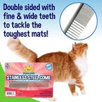 Bodhi Dog Stainless Steel Comb & Shampoo Brush - Image 5