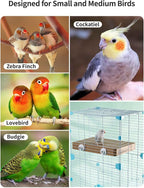 12.3 Inch Paper Bird Toys, Bird Platform, Parrot Toy, Help Birds Clean Beak - Image 8