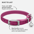 CollarDirect Leather Cat Collar - Image 2