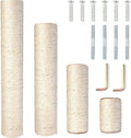 PowerKing Natural Sisal Replacement Scratching Post, 4 Pieces M8 Cat Scratch by PowerKing