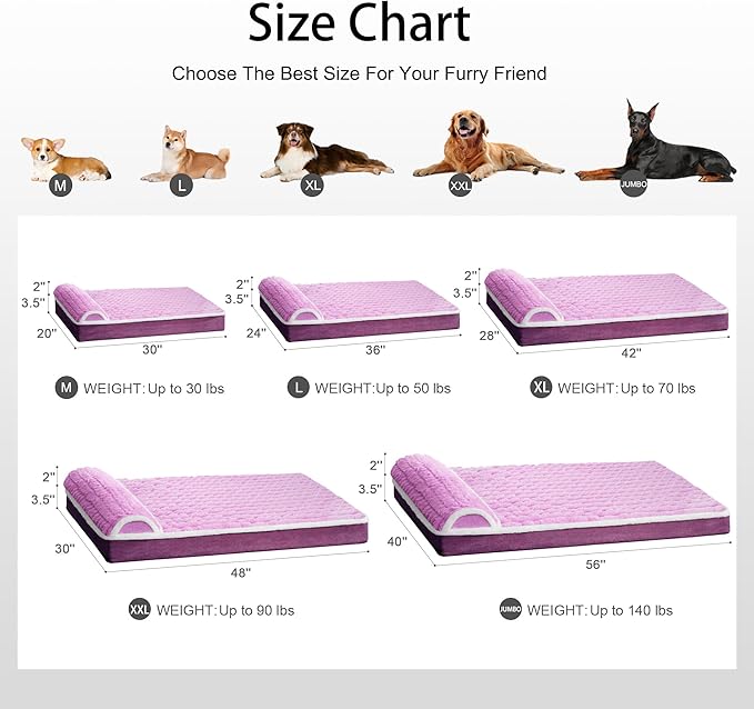 Orthopedic Jumbo Dog Bed Large Sized Dog - Image 7