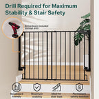 Cumbor 2 Pack 29.2-43" No Bottom Bar Baby Gate - Image 7