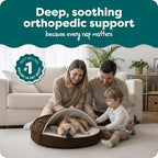 FurHaven Round Orthopedic Dog Bed - Image 2