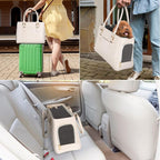Fashion Pet Carrier Dog Purse Cat Bag Soft-Sided Carriers Travel Airline - Image 6
