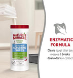 Nature’s Miracle Litter Box Scrubbing Wipes 30 Count - Image 8