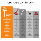 Pet Steam Brush for Dog & Cat – shower bath brush – Steam for Shedding & - Image 6