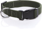 Adjustable Nylon Dog Collar, pet Collar 1 Inch 3/4 Inch 5/8 Inch Wide, by TAIDA