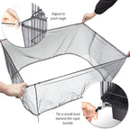 Bird Cage Netting Seed Catcher Adjustable Bird Cage Skirt Seed Catcher Large - Image 5