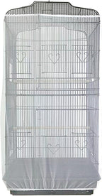 Birdcages Mesh Net Skirt Cover Reusable Stretchy Bird Cage Seed Catcher - Image 4